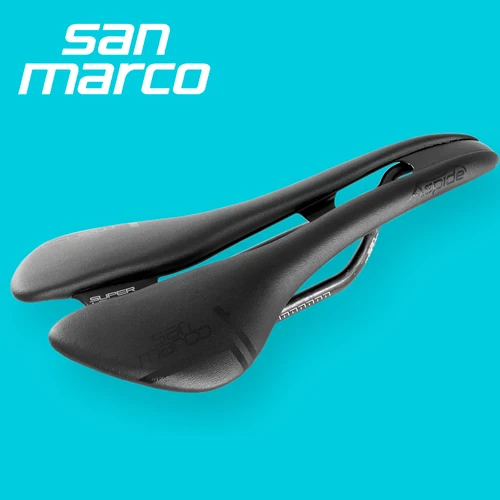 Imagen 2 del producto San Marco Aspide-sillín de bicicleta de carretera de carbono para hombre y mujer, asiento cómodo para bicicleta de montaña, rieles de carbono, piezas de bicicleta