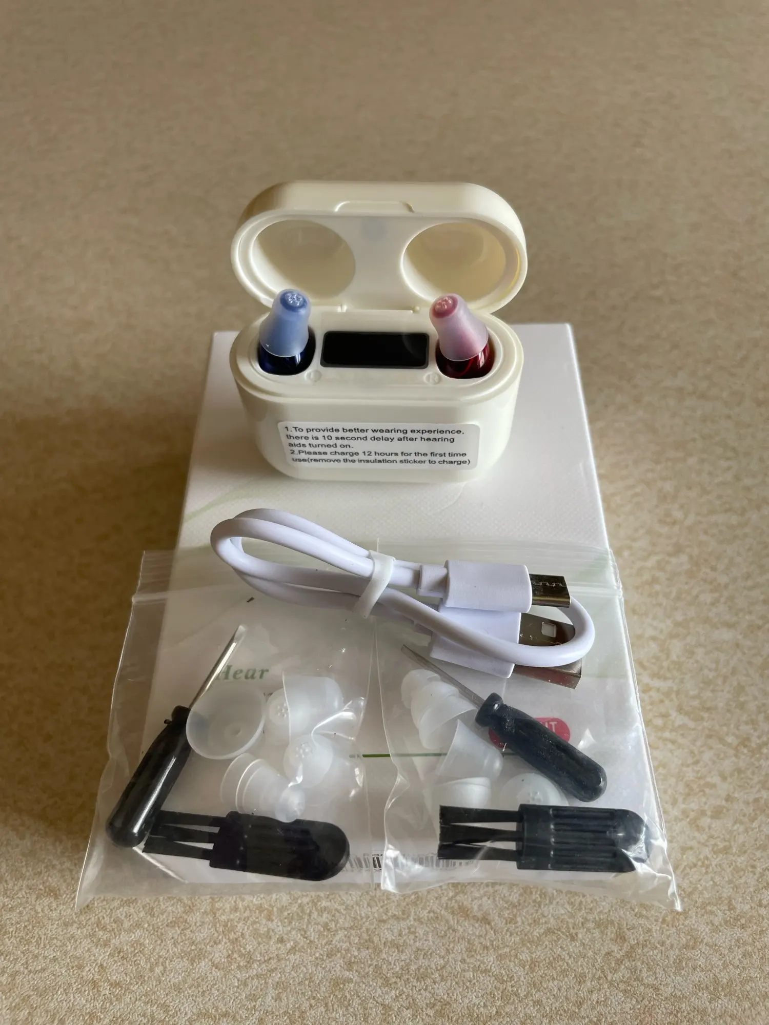 GM-912 digital hearing aid sound amplifier photo review