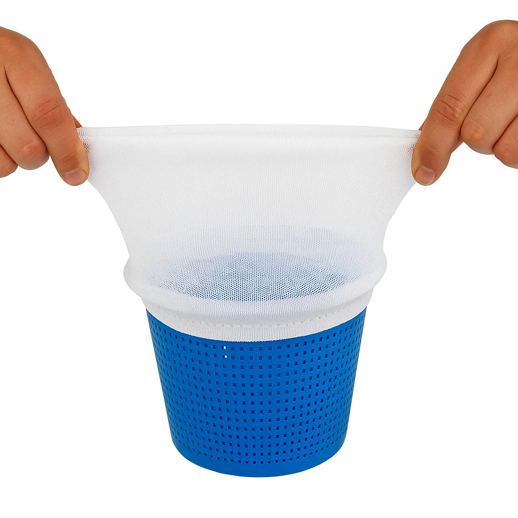 

10 шт. в упаковке носков для скиммера для бассейна, прочная нейлоновая сетка для надземных бассейнов, предотвращает засорение мусора, фильтры