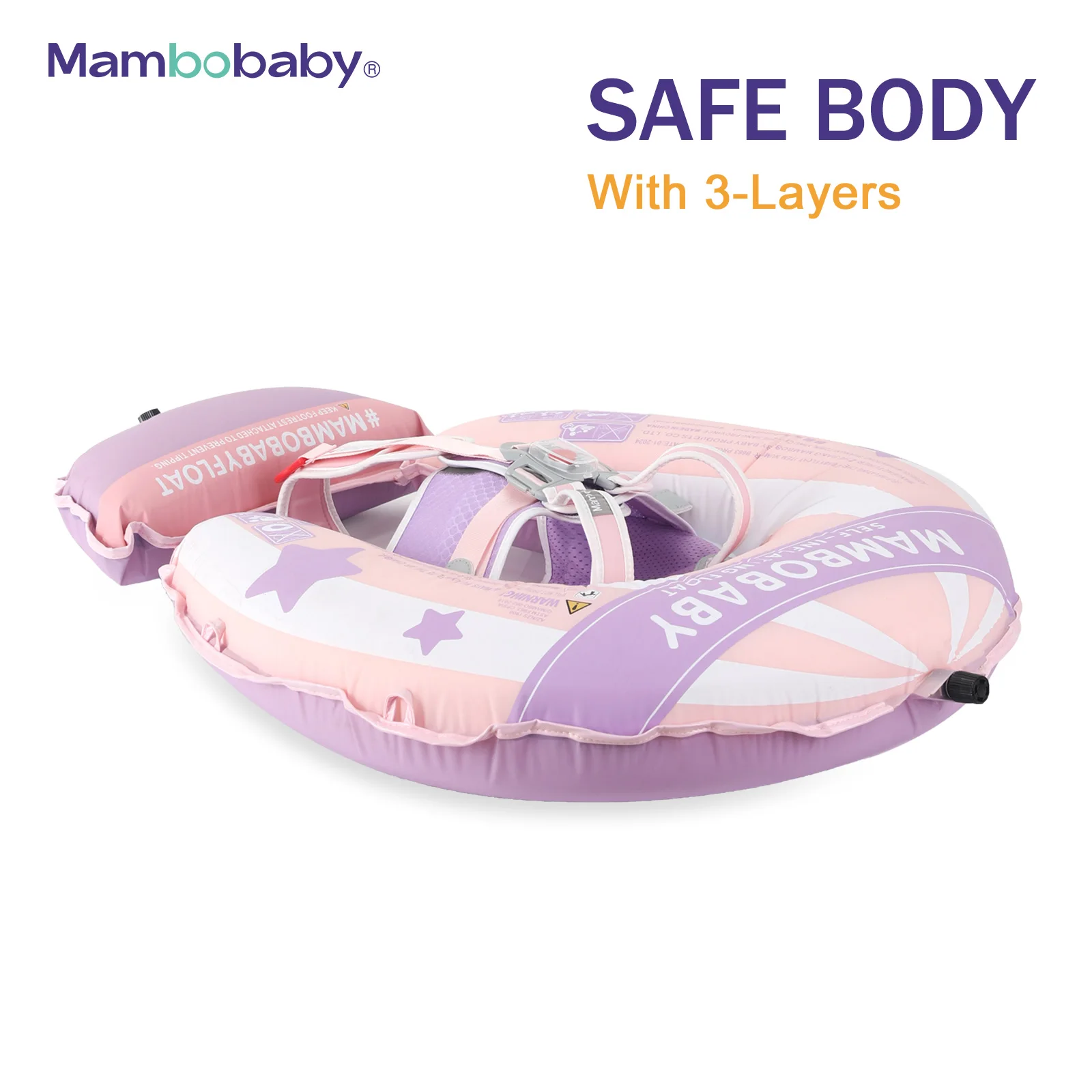 Mambobaby galleggiante per il nuoto del bambino con parasole per accessori per piscine Non gonfiabili per neonati giochi estivi all'aperto giochi d'acqua galleggiante
