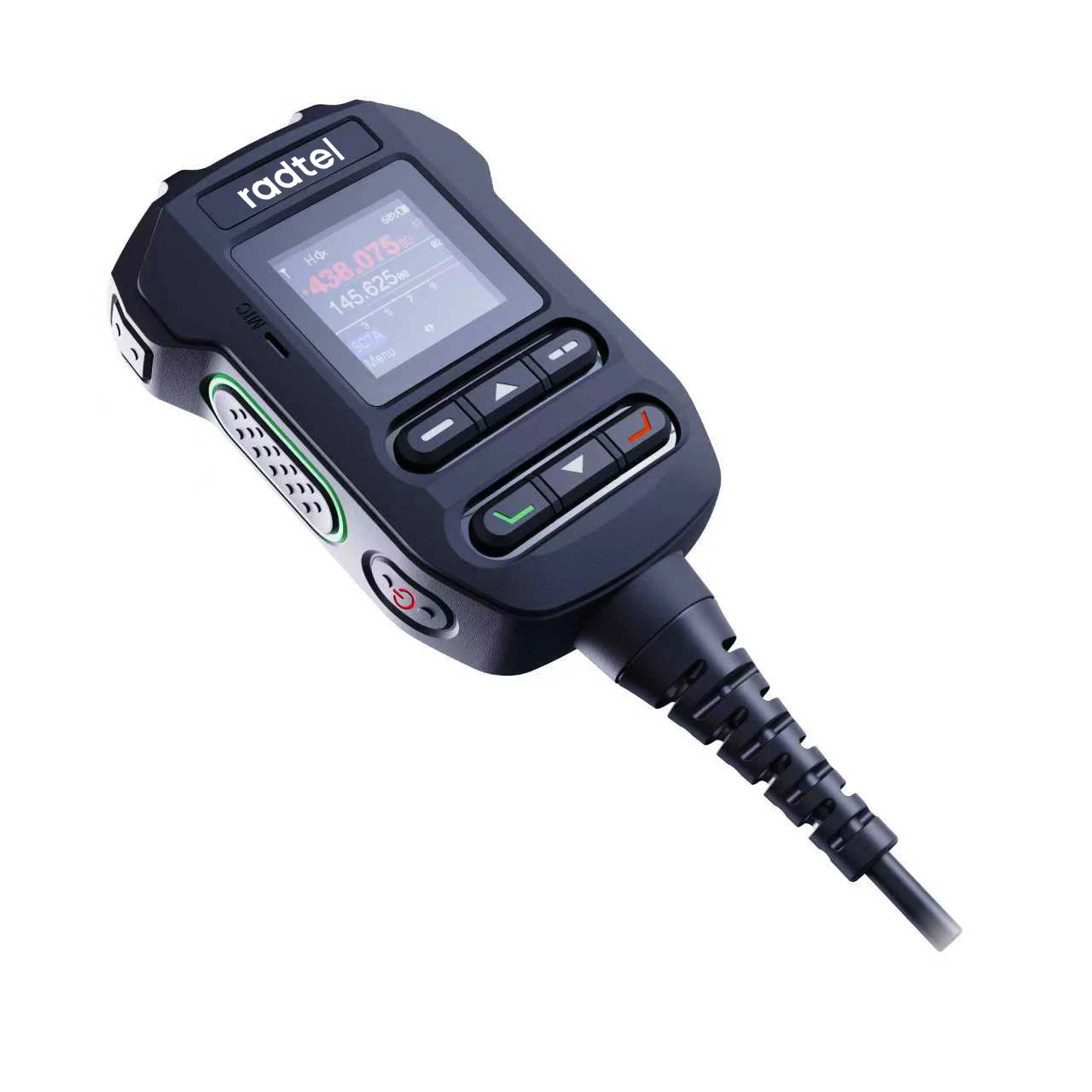 Radtel RM-06 50W Dual Band Rádio Móvel VHF UHF Amateur Ham Rádio Transceptor com GPS, APRS Bluetooth App Programação KISS TNC