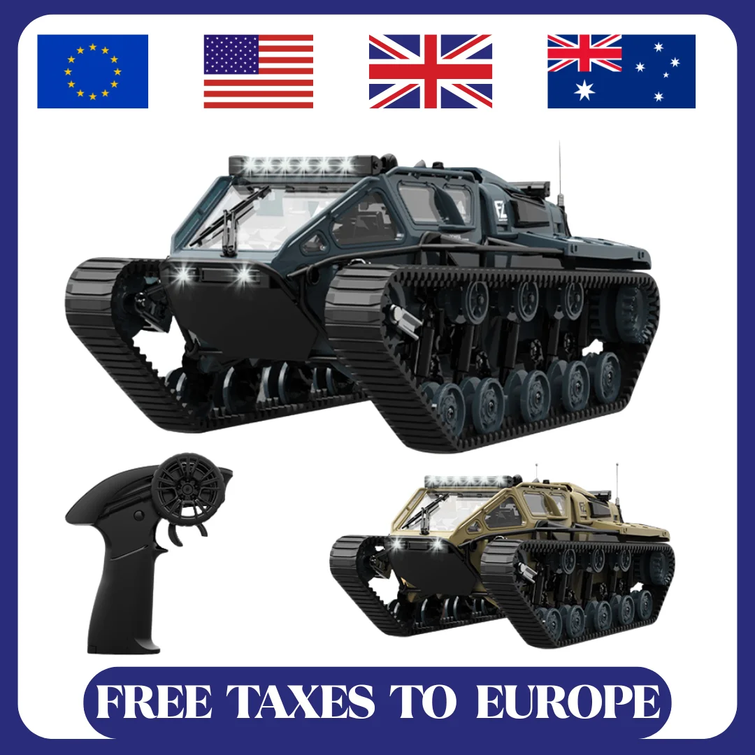 JJRC C8812 Светодиодный светильник, полномасштабный гусеничный танк, имитационная модель игрушки, модель радиоуправляемого автомобиля, дрифт, дистанционное управление, внедорожник, подарок для мальчика