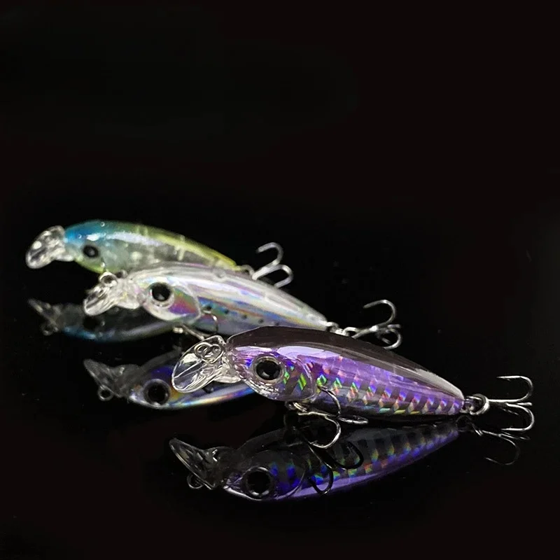 Mini Suspend Minnow 45mm 4g pływający Jerkbait Wobbler magnetyczny długi odlewany przynęta wędkarska twarda sztuczna przynęta szczupak Aspius Tackle — zdjęcie 2
