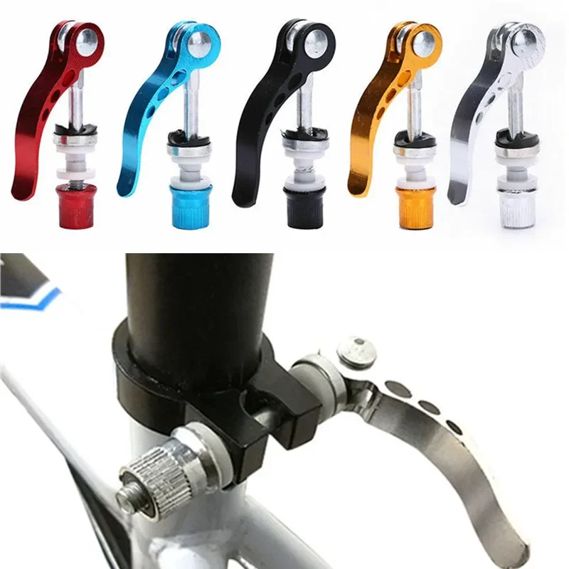 AliExpress boteyle Bicycle Quick Release Aluminium Bike Seat Post Clamp Seatpost Mountain Bike Seat Tube Clamp Electric