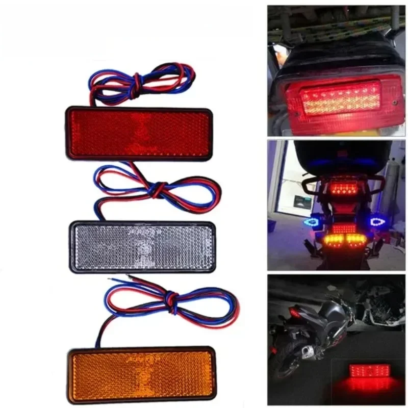 Enquêter arrière de moto à 24LED, réflecteur de frein, accessoires de moto