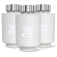 Tuya ZigBee3.0 TRV Radiator Actuator Valve,Smart Programmable Thermostat Temperature Controller Support Alexa Google Home