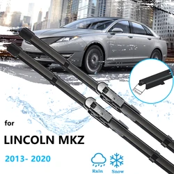 For Lincoln MKZ 2013 2014 2015 2016 2017 2018 2019 2020 Frameless Rubber Wiper Blades Car Accessories Front Windshield Brushes