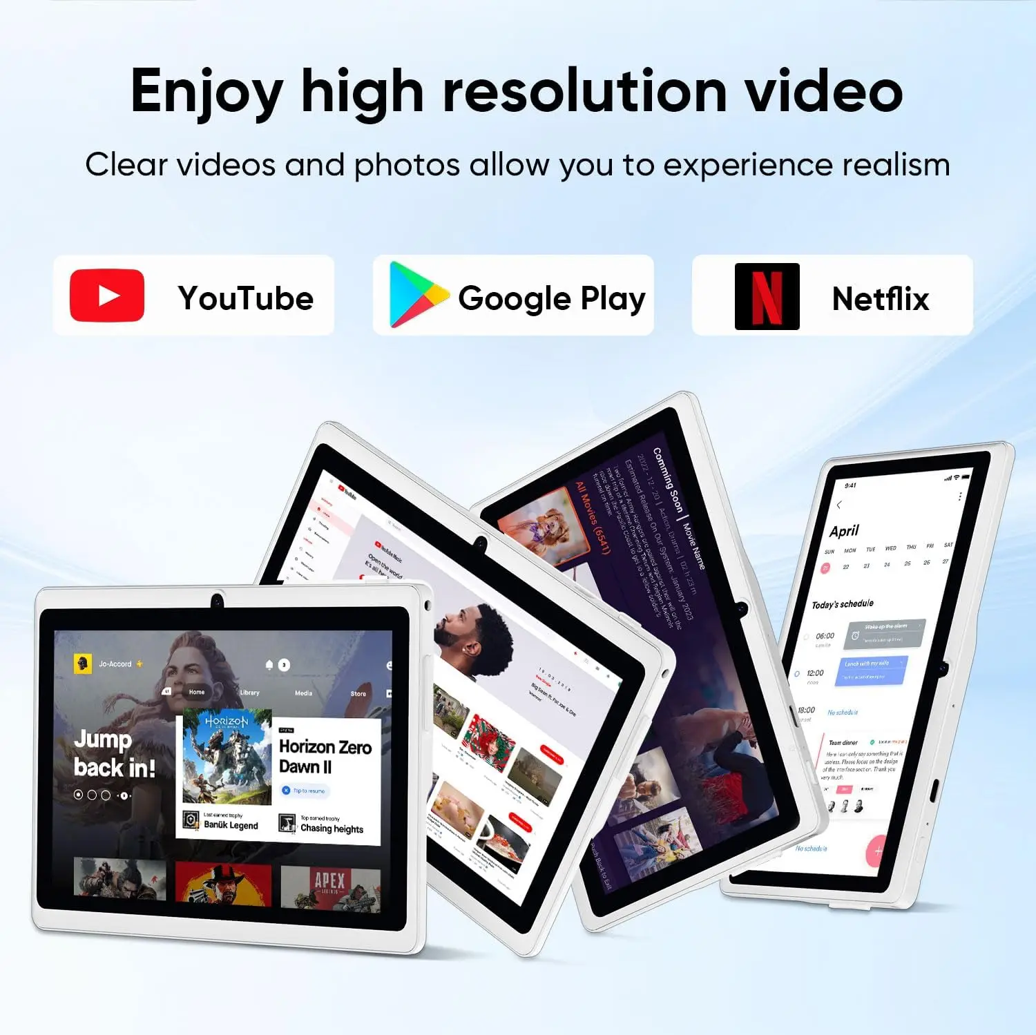 COLORROOM 7 Inch Android 11 Tablet, 2GB RAM 32GB ROM, WiFi 4, Quad Core, 3000mAh, Dual Camera, Portable Tablet