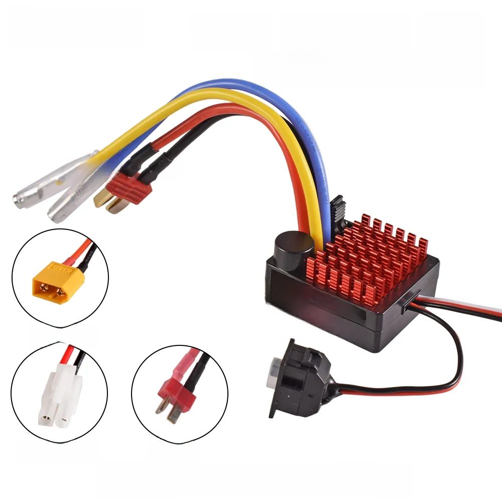 9IMOD 1060 RTR 60A ESC gebürsteter elektronischer Geschwindigkeitsregler 2-3S LiPo wasserdicht BEC 6V3A für 1/10 Axial SCX10 TRX4 TRX6 D90 HPI