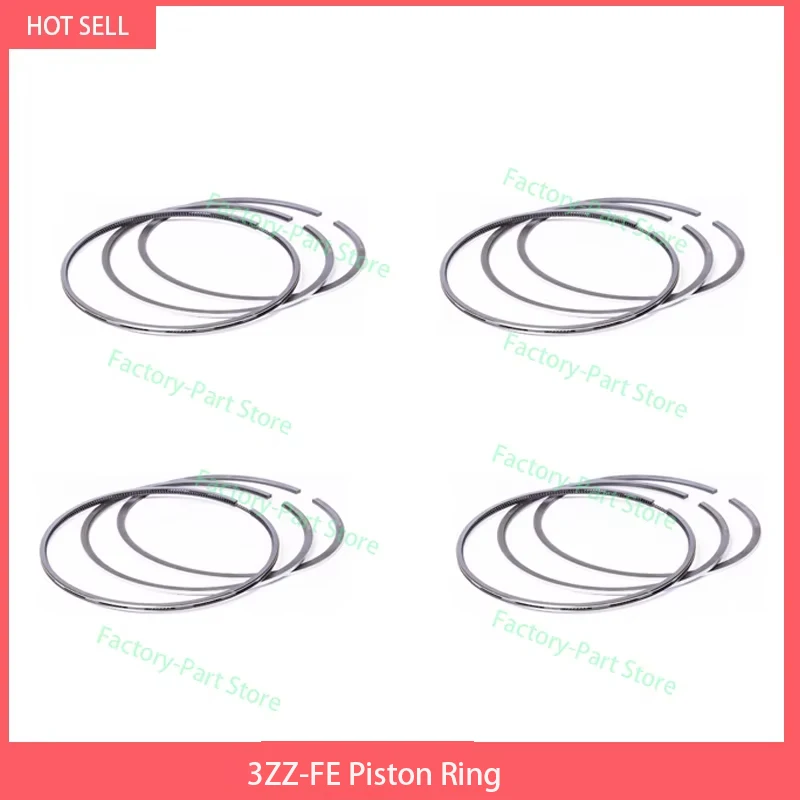 Anillos de Pistón 3ZZ-FE de 4 Cilindros para Toyota Altis, Matrix, Corolla, AVENSIS, Kit de Reparación y Reacondicionamiento