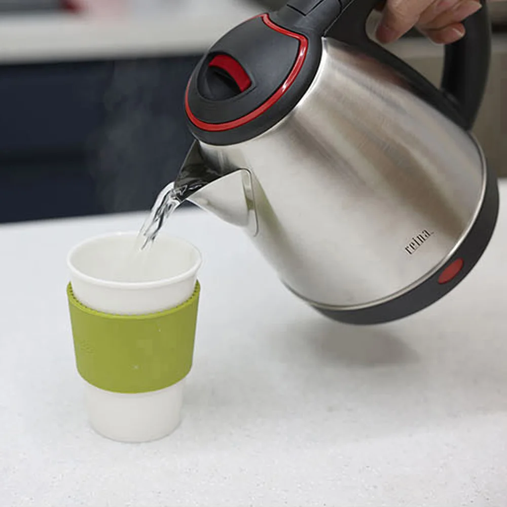 منفذ كهربائي لاسلكي R Reina ، منفذ كهربائي لغلي الماء غير القابل للصدأ ، تسخين عالي السرعة ، إيقاف تشغيل أوتوماتيكي ، 1000 لتر