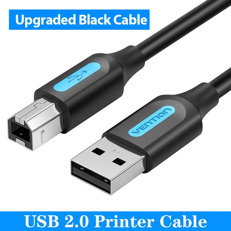 Vention USB-Druckerkabel USB 3.0 2.0 Typ A Stecker auf B Stecker Sync Datenscanner Druckerkabel für ZJiang HP Canon Epson USB-Drucker