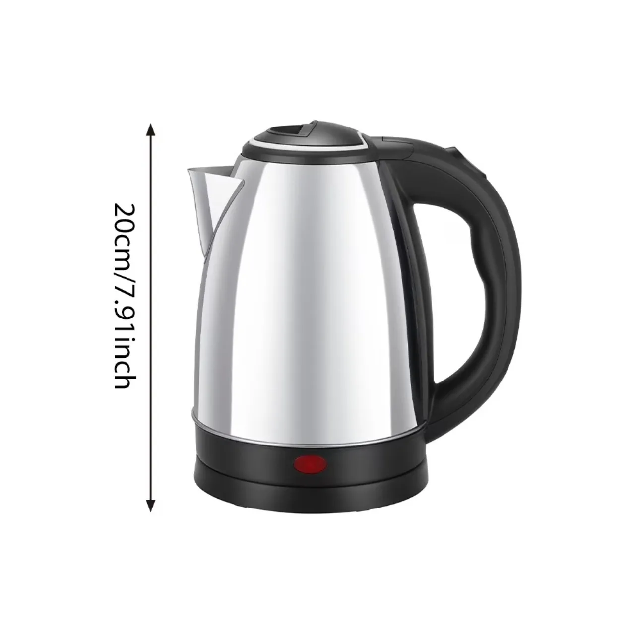 2L Electric Hot Water Boiler, Stainless Steel Fast Boil Water Heater, Large Capacity Electric Kettle with Auto Shut-Off for Home, Kitchen & Family Use