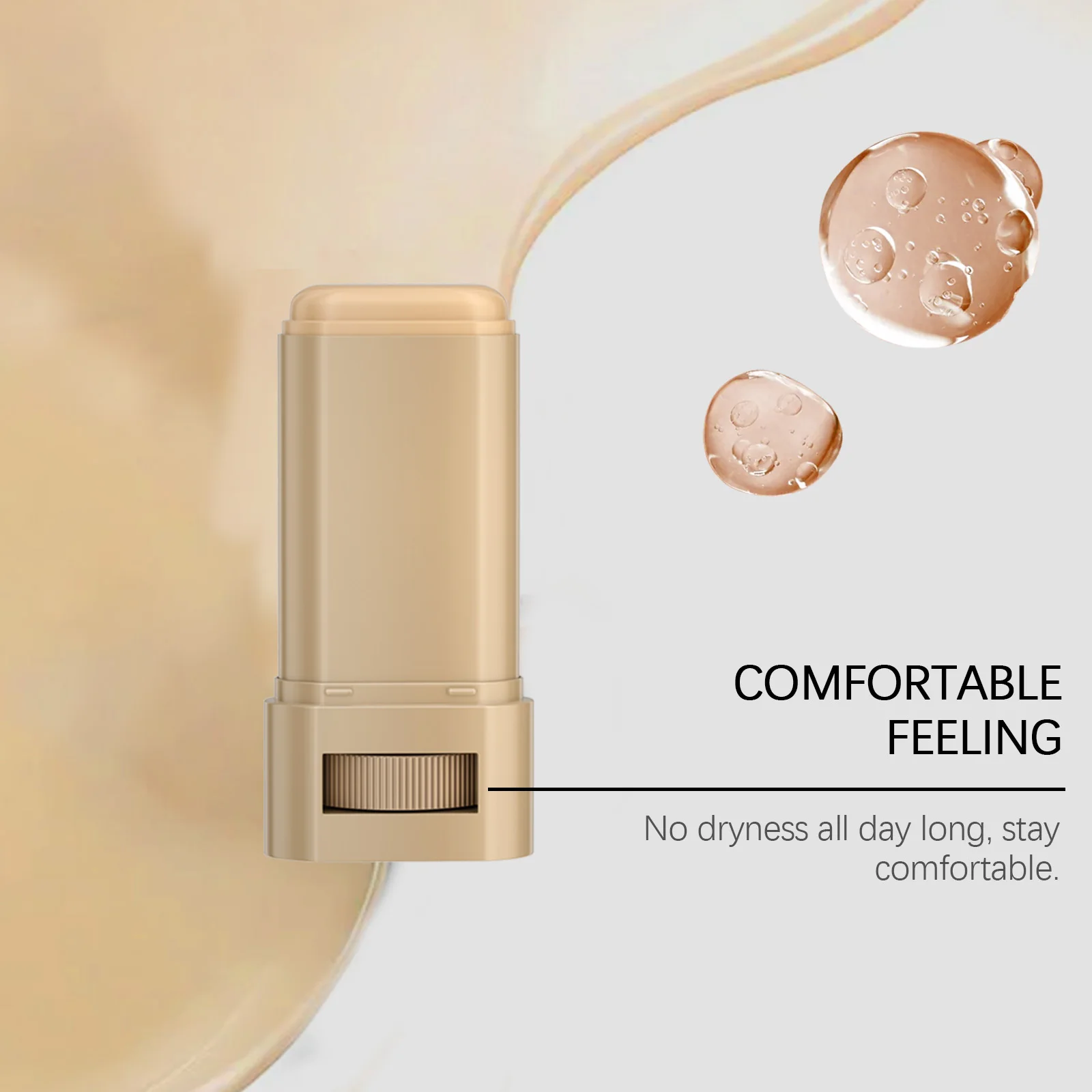 Foundation Stick Hydrates Deeply Creates Flawless Finish Glides Smoothly Blends Seamlessly Lightweight Long Lasting Coverage Skin Care Makeup