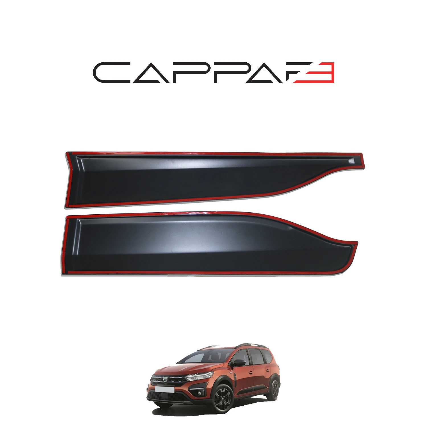 SIDE HOOD PROTECTOR 4 Pieces For Dacia Jogger 2022 And Later Models  Compatible Abs Door Dodik Set spare Part flap Auto styling