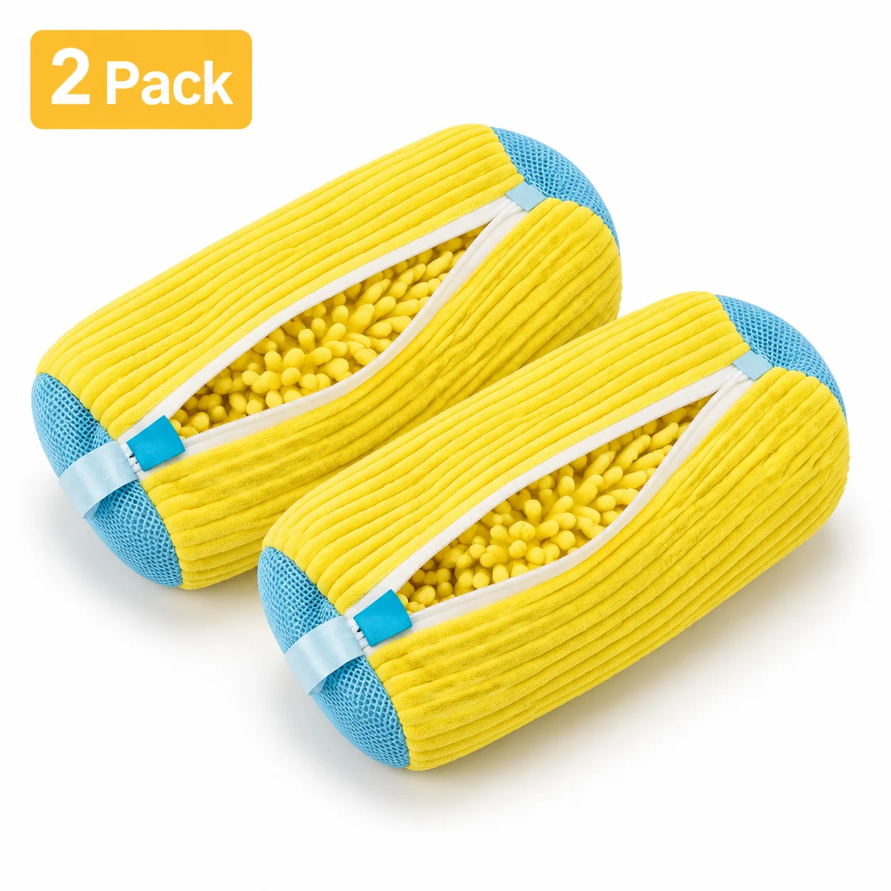 2Pcs Shoe Washing Bag Chenille Sneaker Laundry Bag with Zipper Machine Wash Shoe Protection Bag for Sneakers Sports Shoes Washing Machine Cleaner Tool Home Laundry