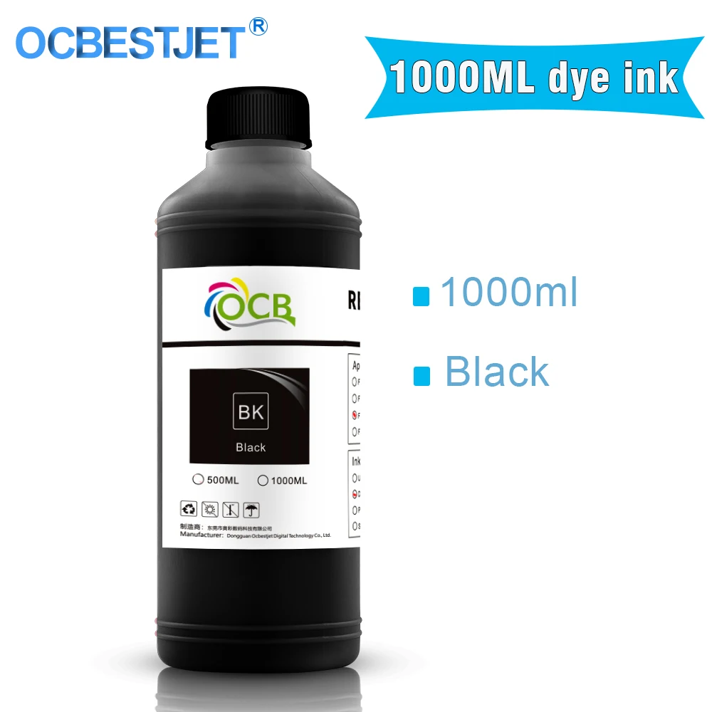 Imagem -02 - Tinta de Tintura para Canon 1000ml Ipf 8000s 9000s 8010s 9010s 8100 9100 Impressora Canon Ipf 8410s 9410s 6400s 6410s