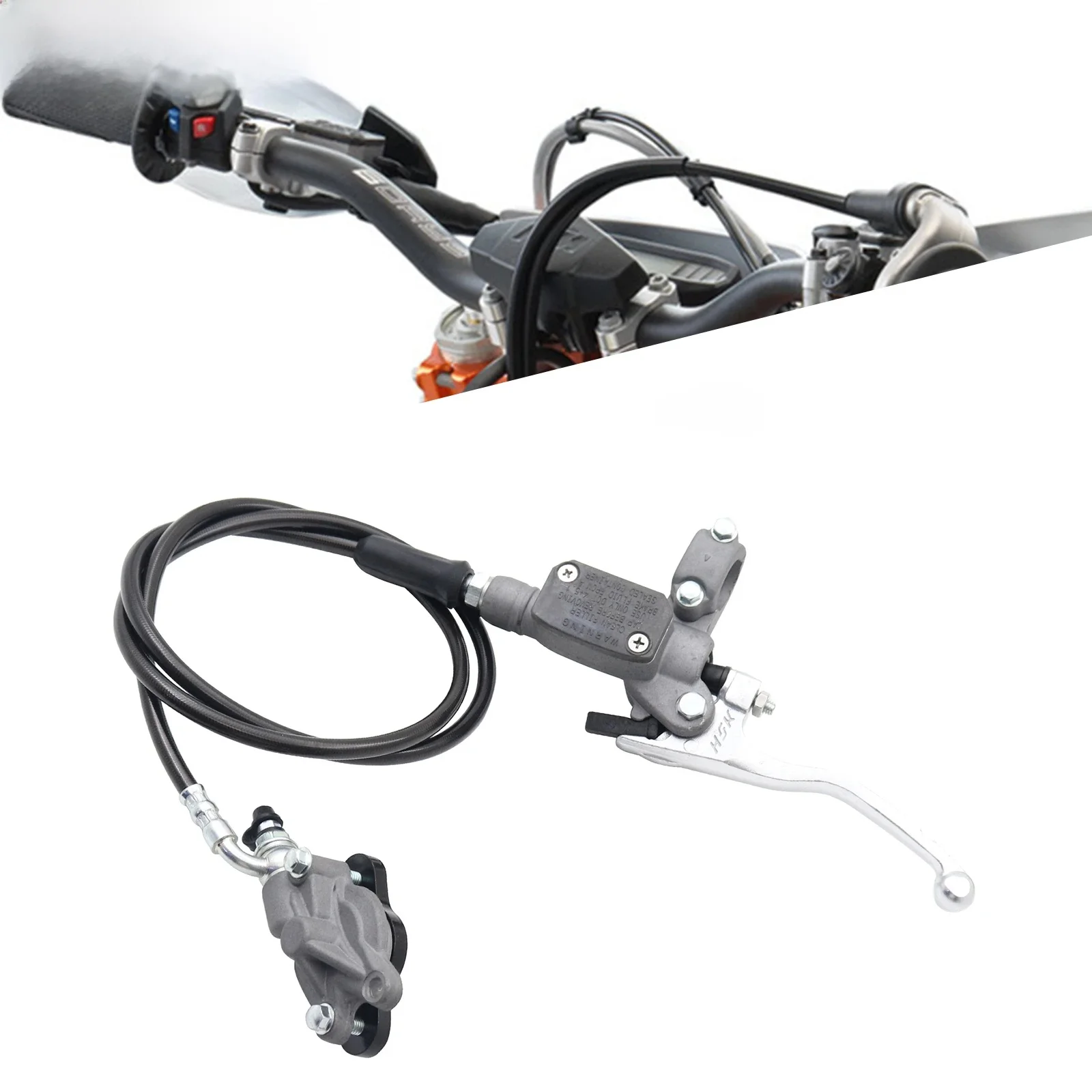 Motocyklowy zestaw sprzęgła hydraulicznego z lewą stroną do KTM SX SX-F XC XC-W XCF-W XC-F EXC EXC-F TPI 6Days 125-500 do Gas Gas EC EX MC300 — zdjęcie 2