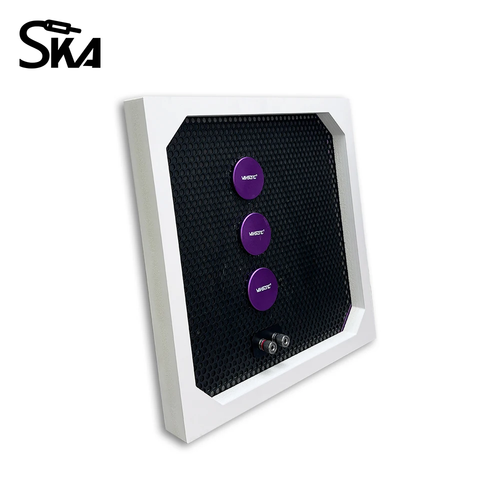 目に見えないホームシアターの長方形のフルレンジスピーカー、リビングルーム用のオーディオスピーカー、目に見えないシアター、寝室用の屋内スピーカー、30w