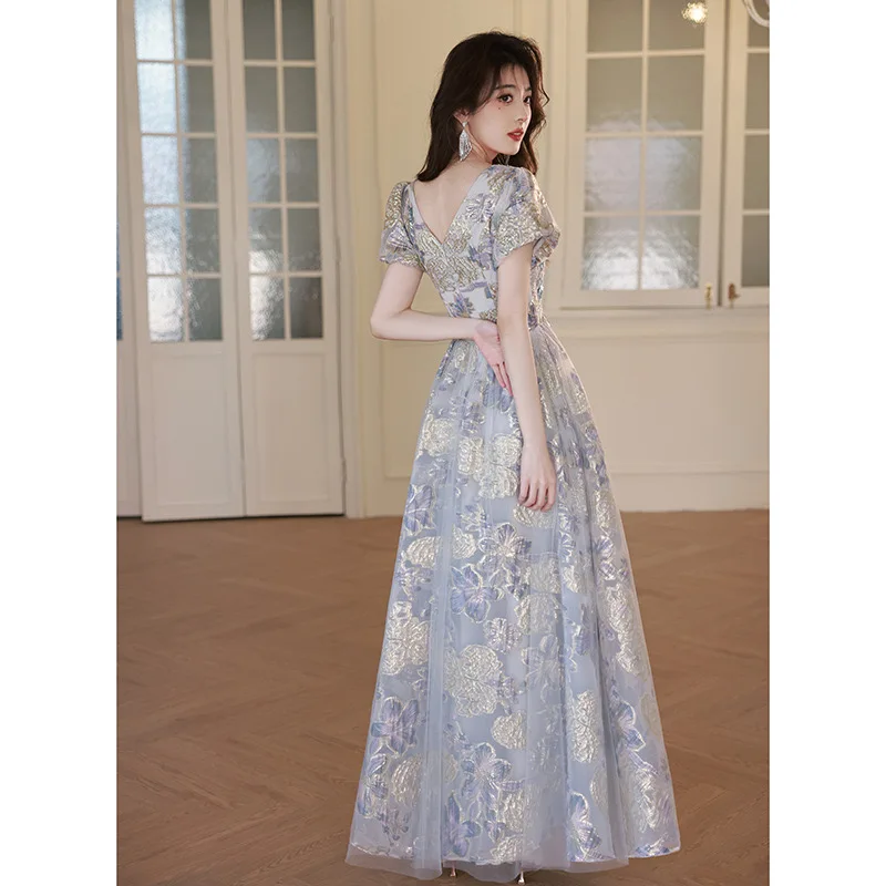 Super fairy evening dress new style temperament French style