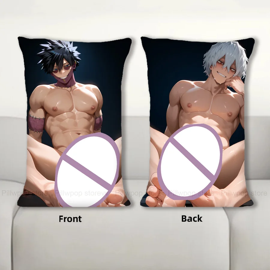 

Dakimakura Anime Dabi and Shigaraki Tomura Sofa Cushion Body Pillow Cover Double Side Print Bedding Throw Pillow Case Home