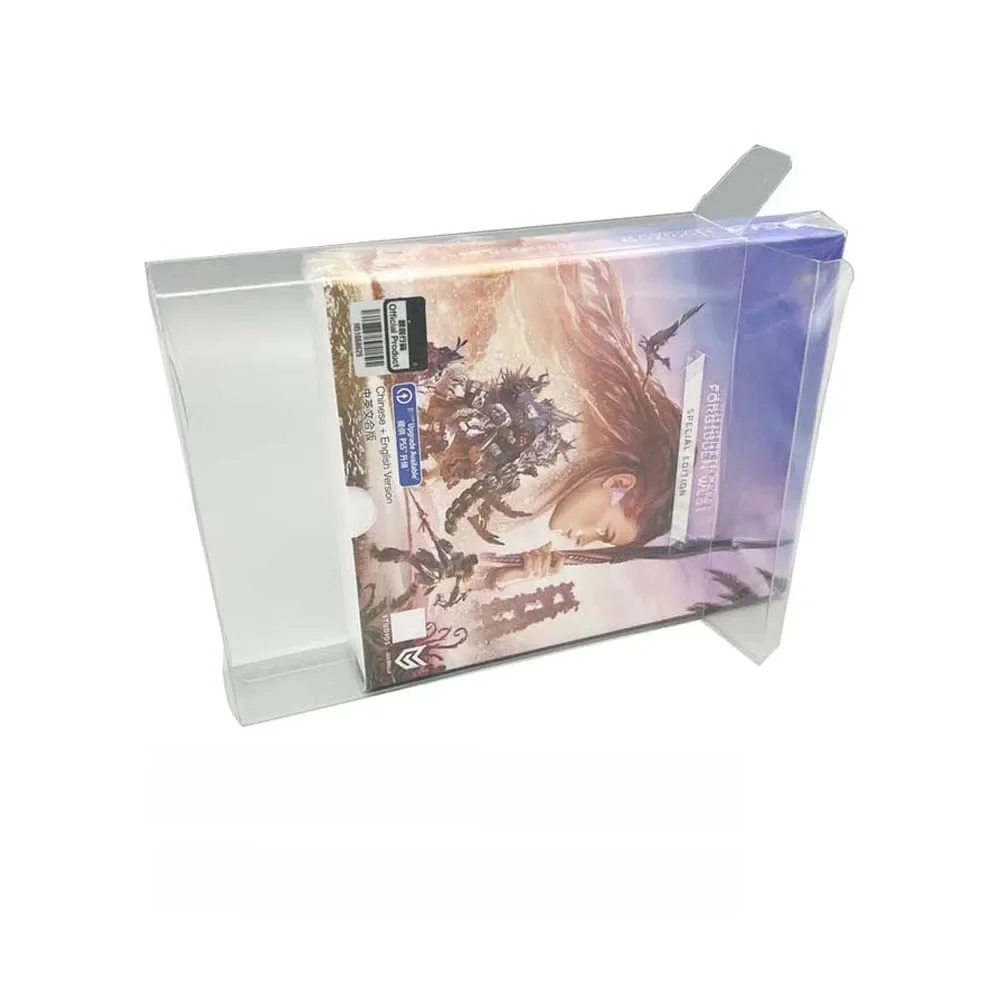 Boîte transparente pour PS4 pour PS5 pour Horizon 2 Collection Boîte de rangement d'affichage Boîte de protection en PET
