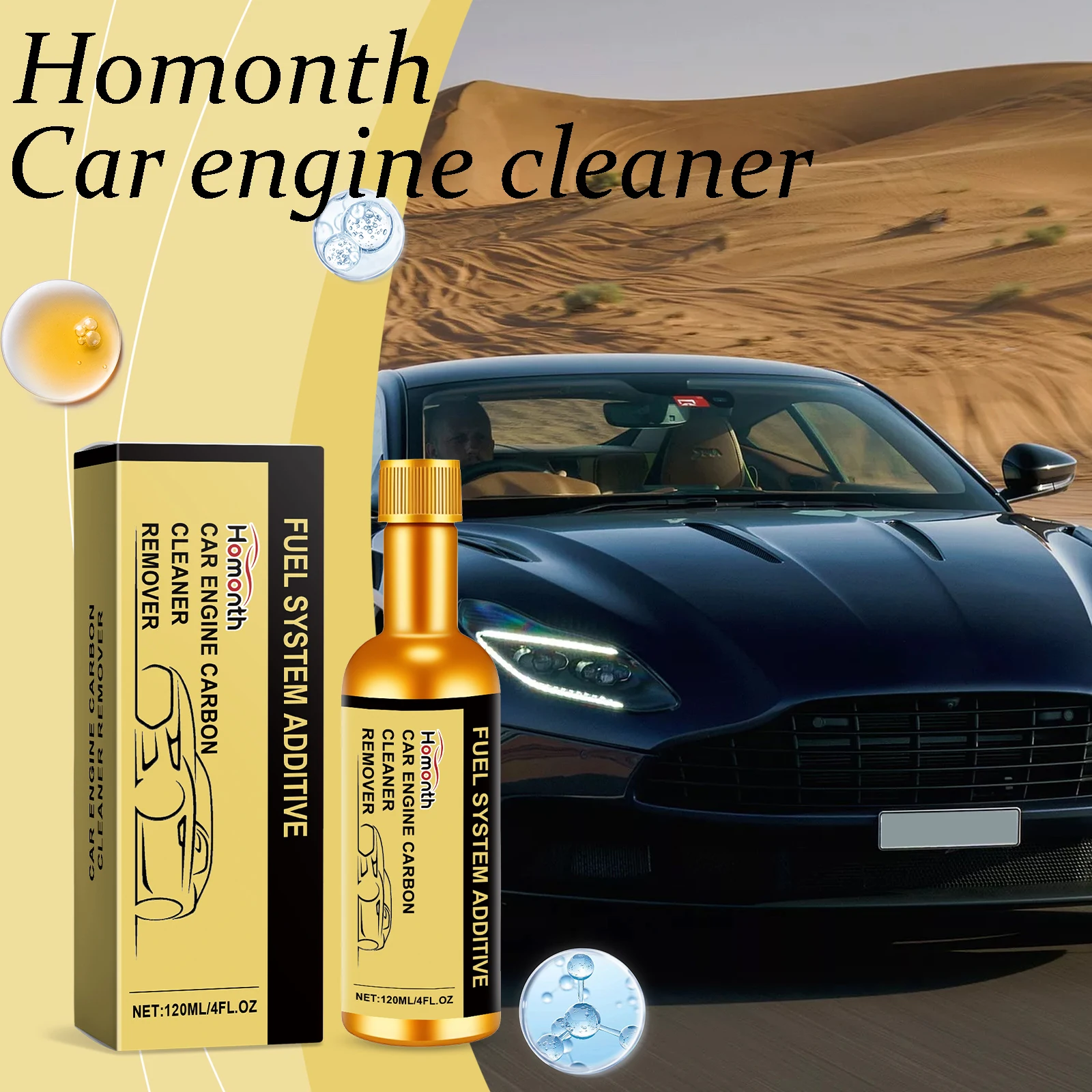 

Очиститель двигателя автомобиля Homonth, средство для удаления углерода, улучшение производительности двигателя, разрывные угольные грязи, очиститель двигателя автомобиля