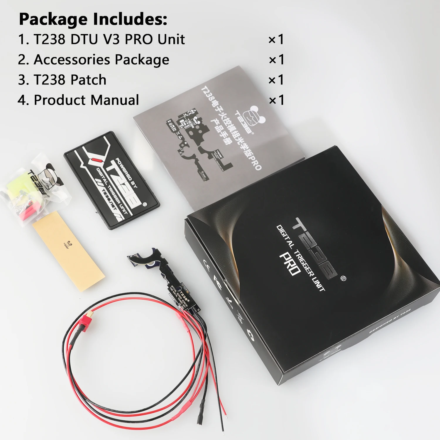 T238 V1.7 V3 PRO MOSFET ETU Optischer Sensor Programmierbar für AIRSOFT Gel Blaster V3 Gearbox – Detail 21