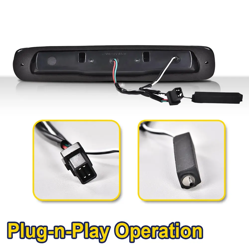 Led 3Rd Third Brake Light Fit for 1999-2006 Chevy Silverado 1500 2500 3500 & Hd Models/Classic Third Cargo Lamp High-Mount Light