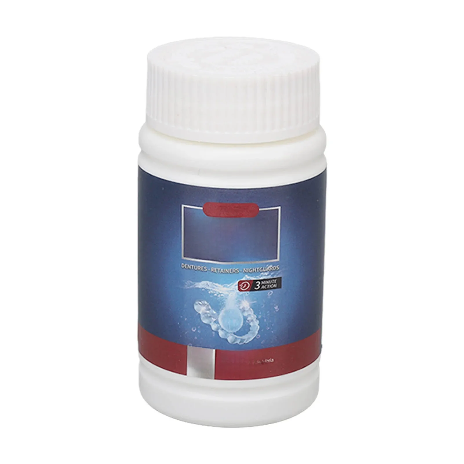 Comprimés de nettoyage de prothèses dentaires, 100 pièces, élimine les odeurs, nettoyant de retenue pour aligner la bouche, protection nocturne