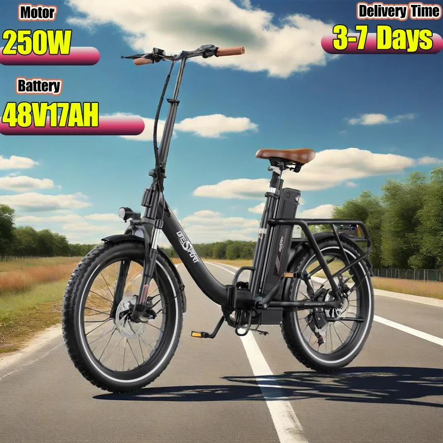 Bicicletta Elettrica Ibrida Urbana ONESPORT OT16-2 48V17AH con Pneumatici Pieghevoli per Adulti, Motore Brushless, Disponibile in Stock UE