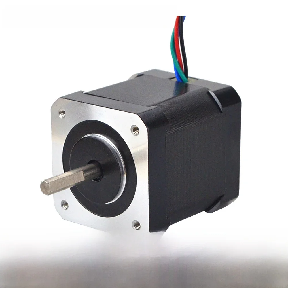 0.9deg Nema 17 silnik krokowy 2A 42x48mm 46Ncm/65oz.in 4-lead Nema17 Stepper 42 silnik dla majsterkowiczów drukarka 3D CNC Robot — zdjęcie 2