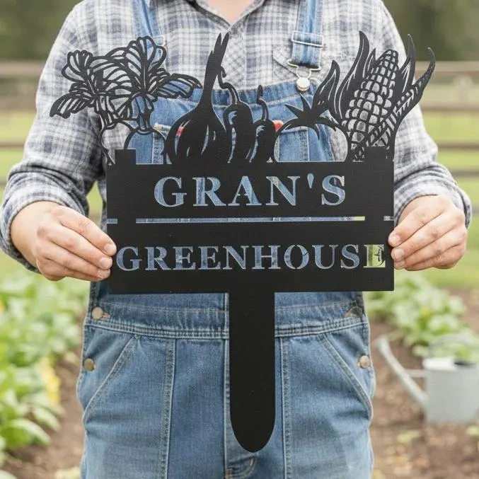 

Custom Metal Bunny Garden Decoration, Personalized Yard Signs