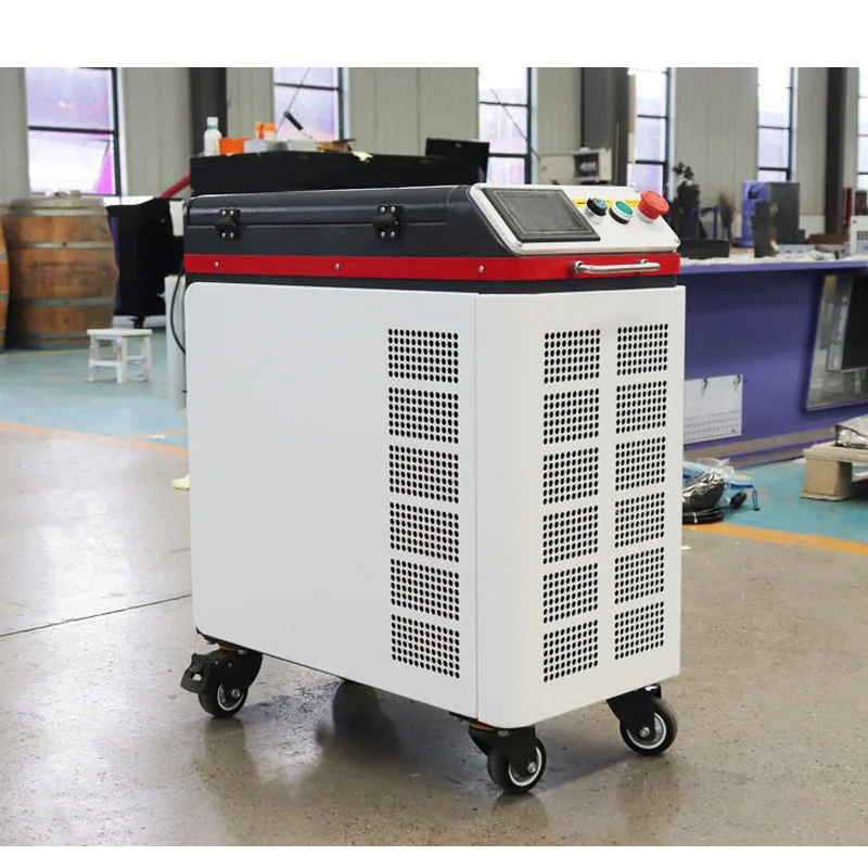 Pulse Laser Cleaning Machine Air Cooled Portable Removal Rust Pint Oil Dust Ship Cleaning Equipment