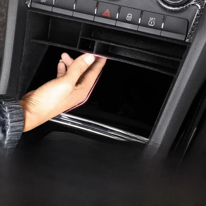 Do skody Kodiaq centralnego pudełko do przechowywania na deskę rozdzielczą z wieloma sieciami porządkowanie dużej pojemności kontenera dla Volkswagen — zdjęcie 2