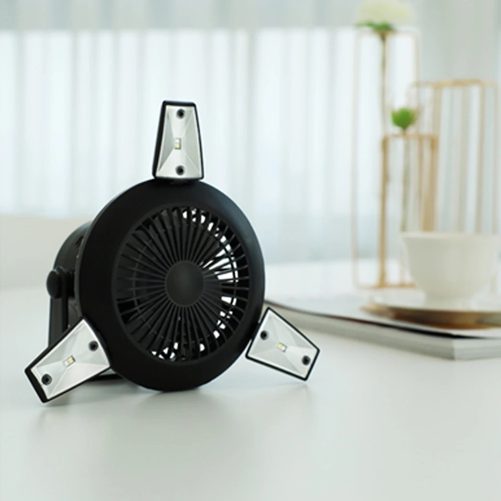 مروحة قماش القنب اللاسلكية المحمولة للتخييم من Deluce Dlf-Pcp71Nk