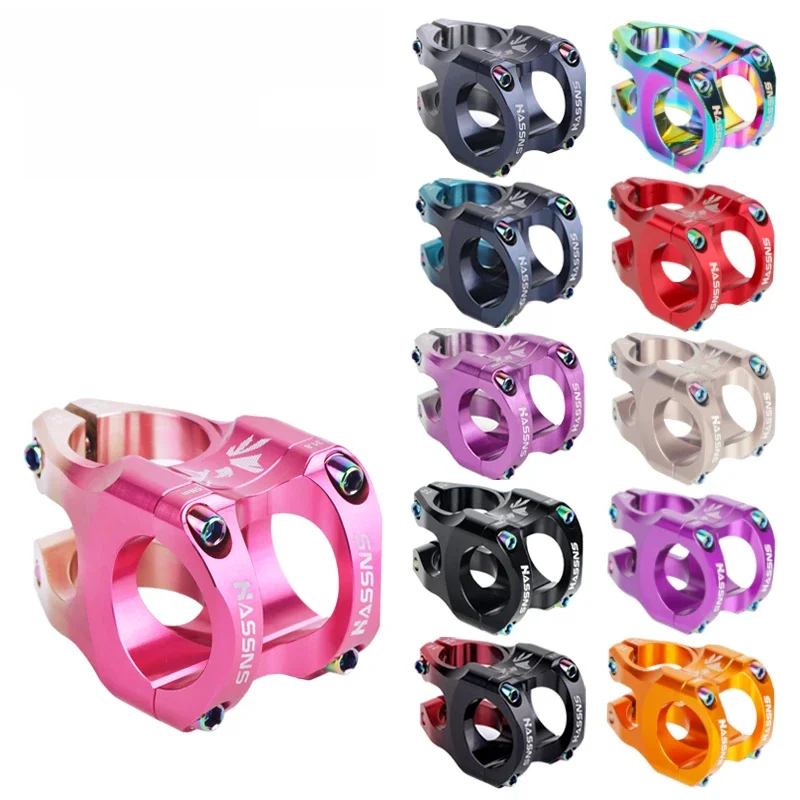 AliExpress ODI HASSNS Bicycle Handlebar Stem Ultra Light Hollow 35MM Lightweight High Strength Speed Drop Riser Mountain Bike Full CNC Process