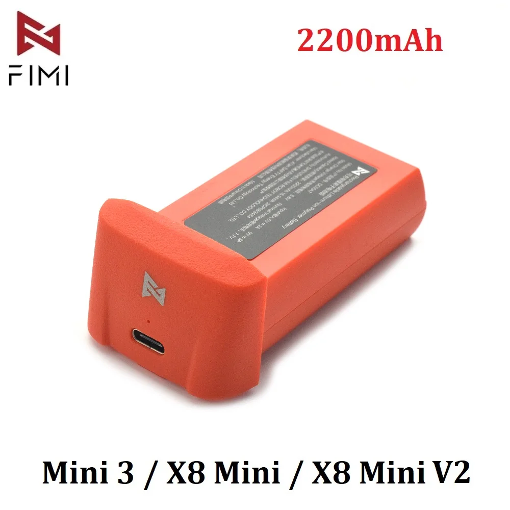 2200mAh Original Pro Battery For FIMI Mini 3 X8 Mini V2 Propeller 2024 New Accessories