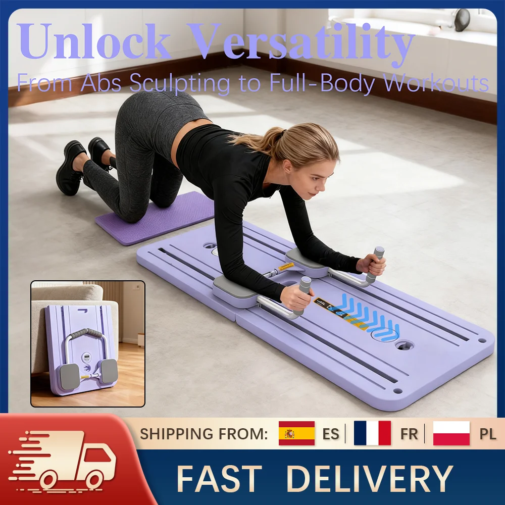 Multifunktionale Fitness Board Bauch Board Push-Up Platte Pilates Board Faltbare Reformer Fitness Core Workout Ausrüstung
