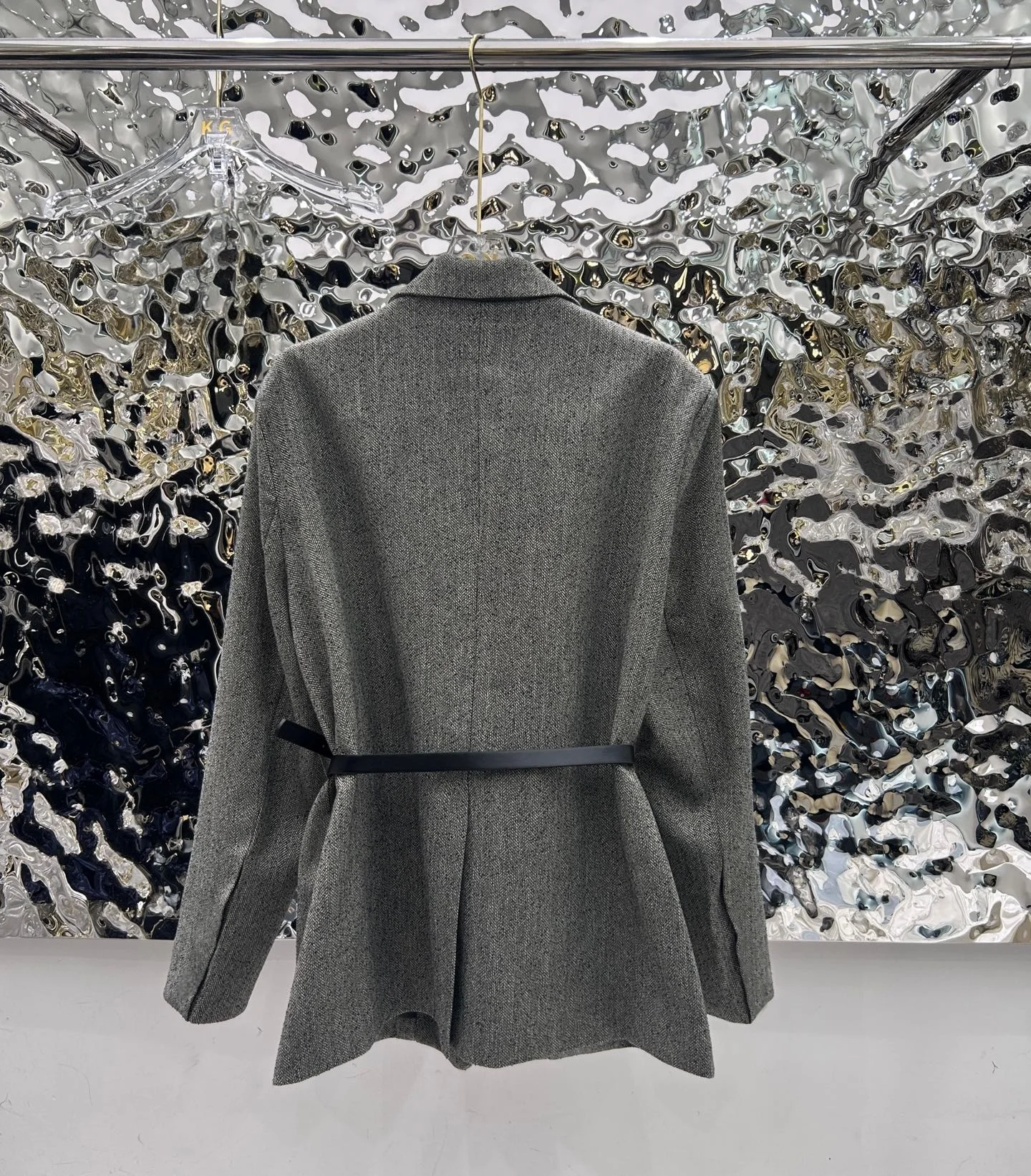 

2025 Fashion New Banquet Fitted Suit Jacket Autumn/Winter Women's Clothing Fitted Waist V-Neck Lapel Suit Jacket