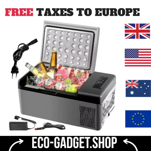 VEVOR 20L 22L 35L 45L 55L 자동차 냉장고 소형 냉장고 냉동고 휴대용 압축기 쿨러 12/24V DC 110-240V 아이스 박스 캠핑용 