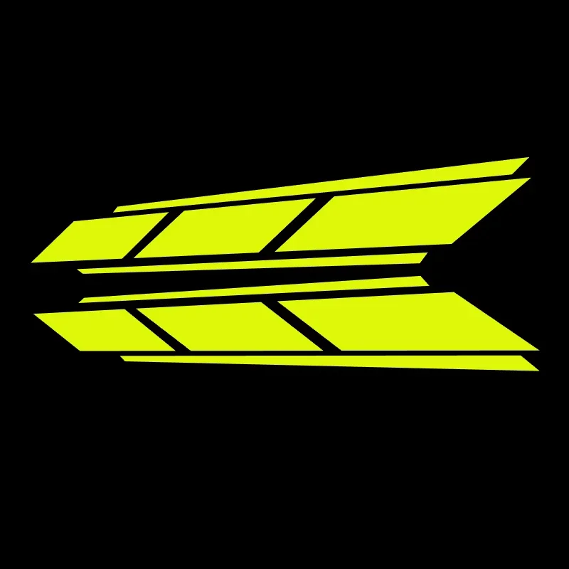 Autocollants universels pour peigne de garde-boue avant de moto, autocollants de décoration réfléchissants et imperméables