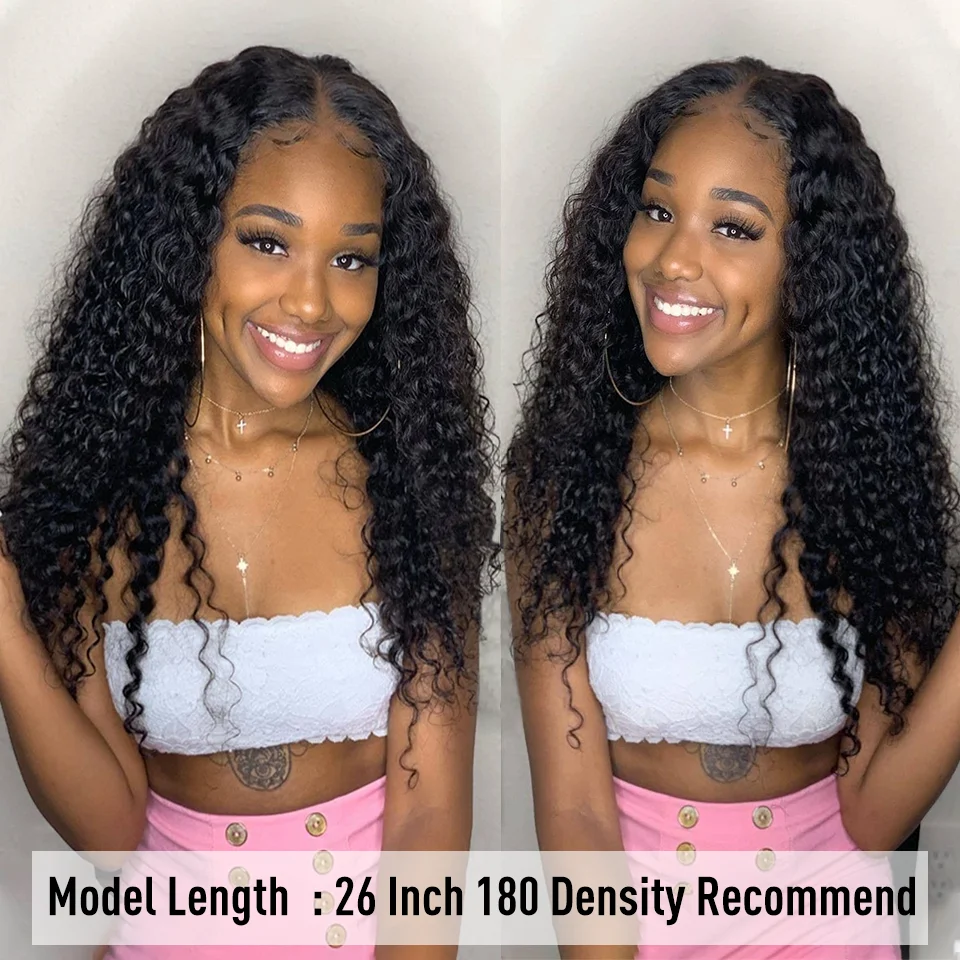 250% Deep Wave U V Part Wig Human Hair No Leave Out Glueless Brazilian Curly Human Hair Wigs On Sale Clearance For Women 30 Inch