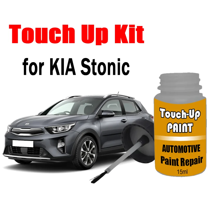 

Набор автомобильной краски для ретуши (с кистью) для KIA Stonic, средство для удаления царапин, аксессуары для ухода за автомобильной краской