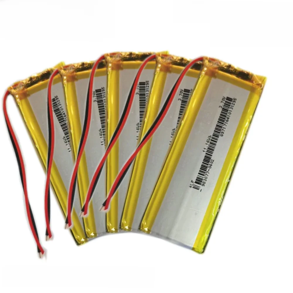 1-12pcs Bateria de Polímero De Li 983077 103077 V 3.7 mah 3000 Células Para equipamentos Médicos