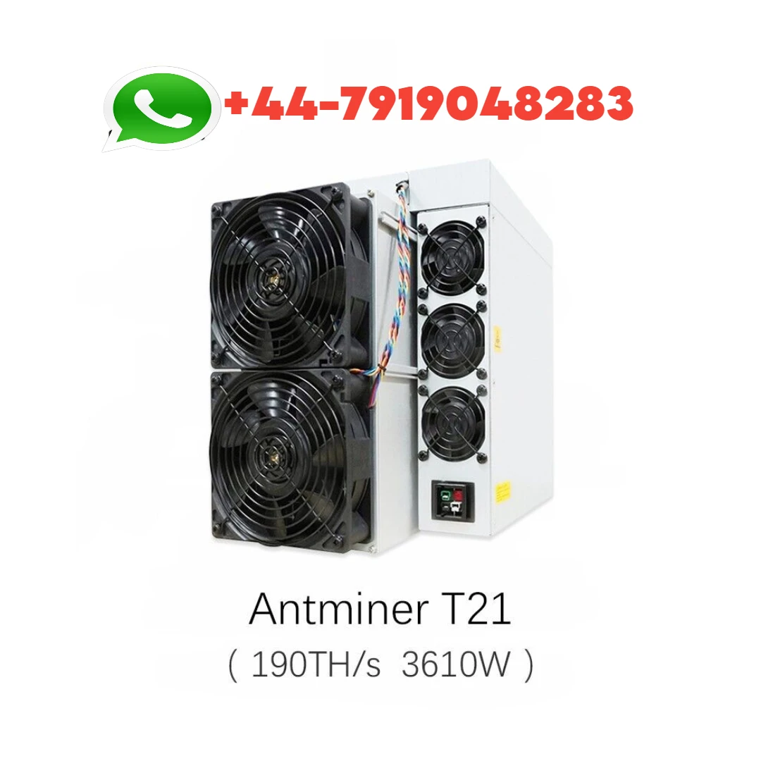 

BQ BUY 2 GET 1 FREE BITMAIN Antminer T21 (190TH/s) 3610W BTC Bitcoin Miner с блоком питания