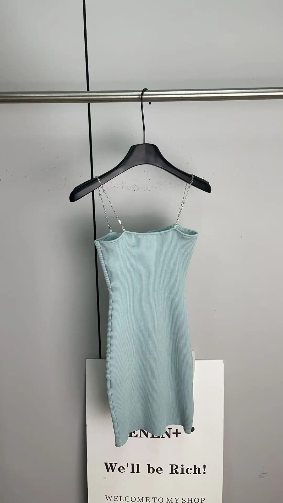 

2025 New Dress Solid Vest Sleeveless Fashionable Versatile Slimming Figure-hugging Spring Summer