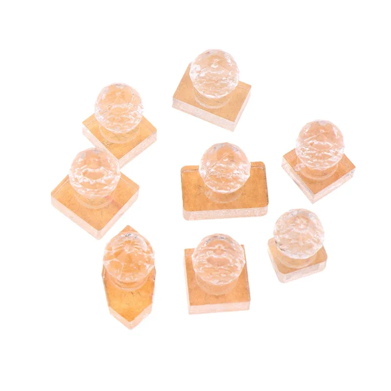 Palette de fard à barrage acrylique, surligneur de rouge à lèvres, étui de bricolage, surligneur de poudre de presse, outil de réparation de pressage de poudre de marteau, tampon