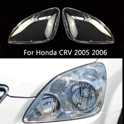 For Honda CRV 2005 2006 Front Headlight Cover Shell Headlamps Lampshade Lens Glass Replace Original Lampshade Plexiglass
