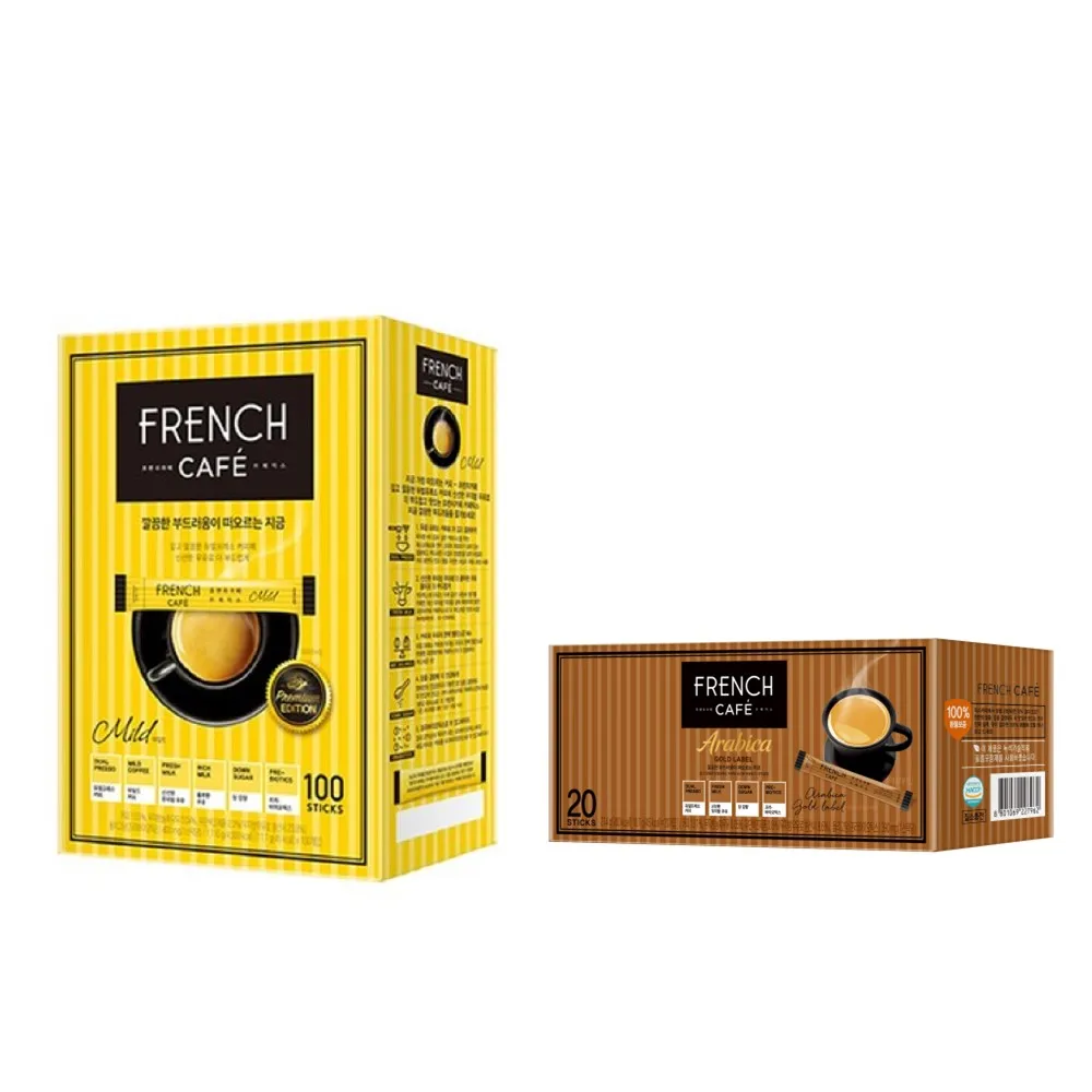 French Cafe Cafe Mix Sold 100T + Arabica Gold Label 20T